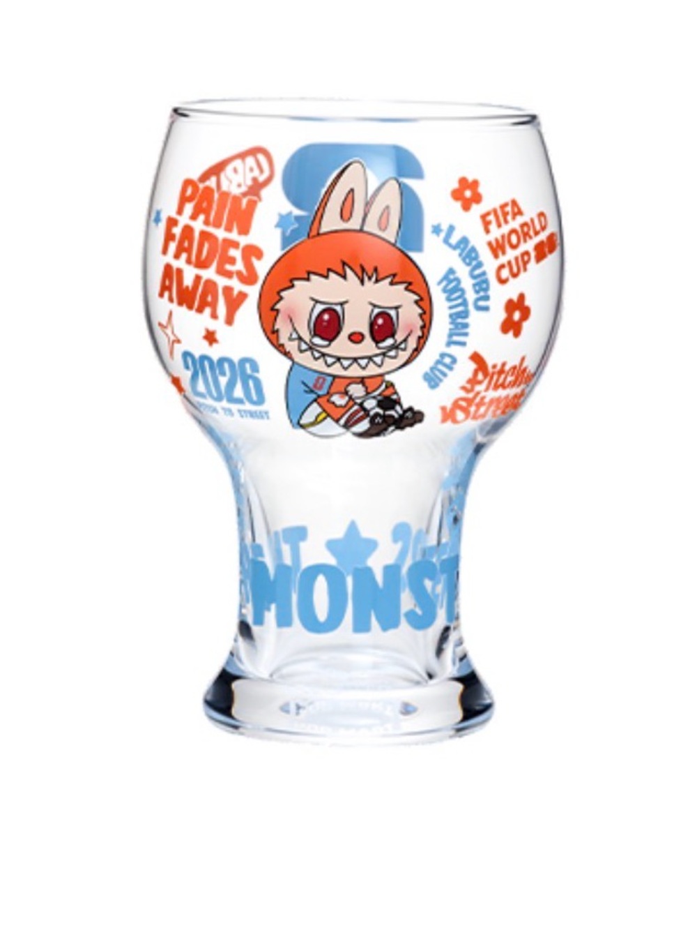 The Monsters x FIFA glass cup- Pain Fades Away